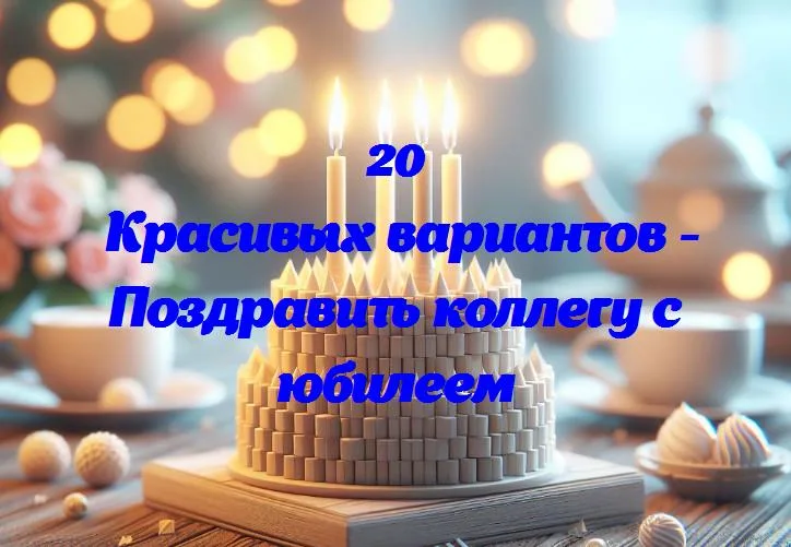 Праздничные поздравления: как поздравить коллегу с юбилеем стильно и тепло