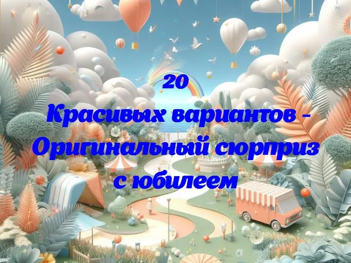 Веселые идеи: как подготовить оригинальный сюрприз к юбилею