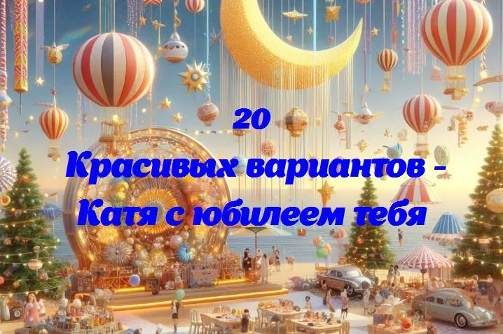 Катя с юбилеем тебя - 20 Поздравлений