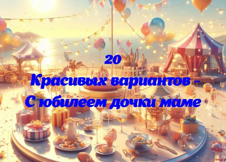 Лучший подарок жизни: юбилей дочки, который наполняет сердце любовью