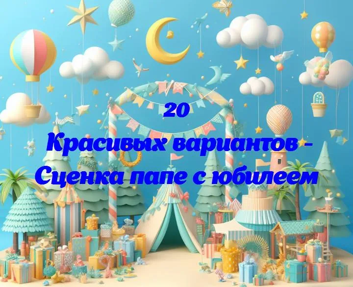 Празднование лучшего дня: юбилейная сценка для нашего папы