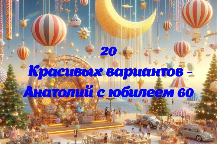 Вечеринка с улыбкой: анатолий отмечает свой 60-летний юбилей