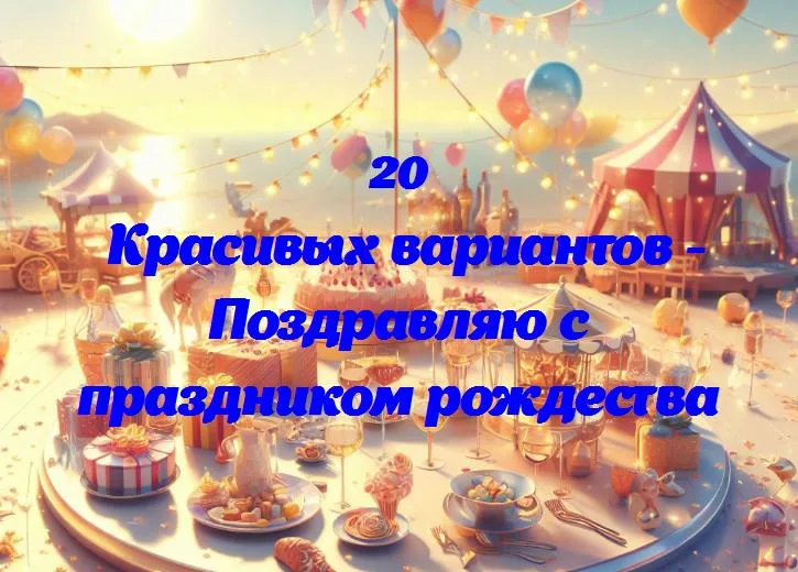 Поздравляю с праздником рождества - 20 Поздравлений