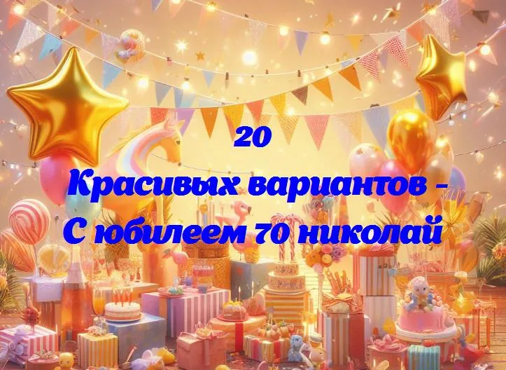 Праздничные моменты: 70 лет с николаем