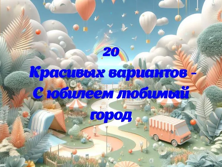 С юбилеем любимый город - 20 Поздравлений